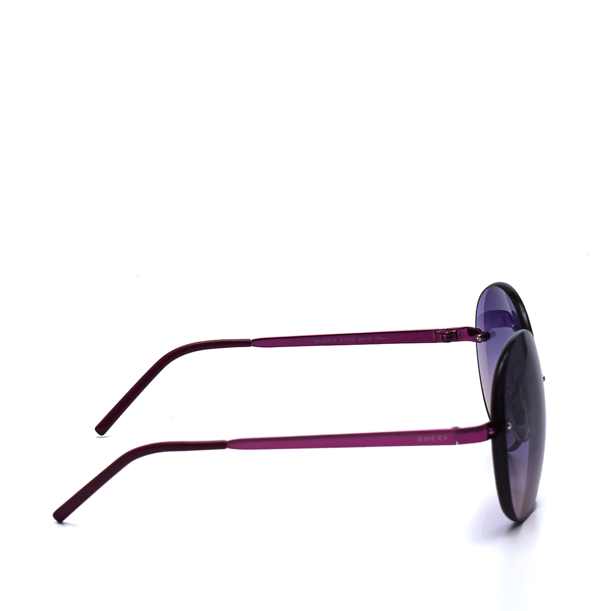 Gucci- Purple Round Sunglasses